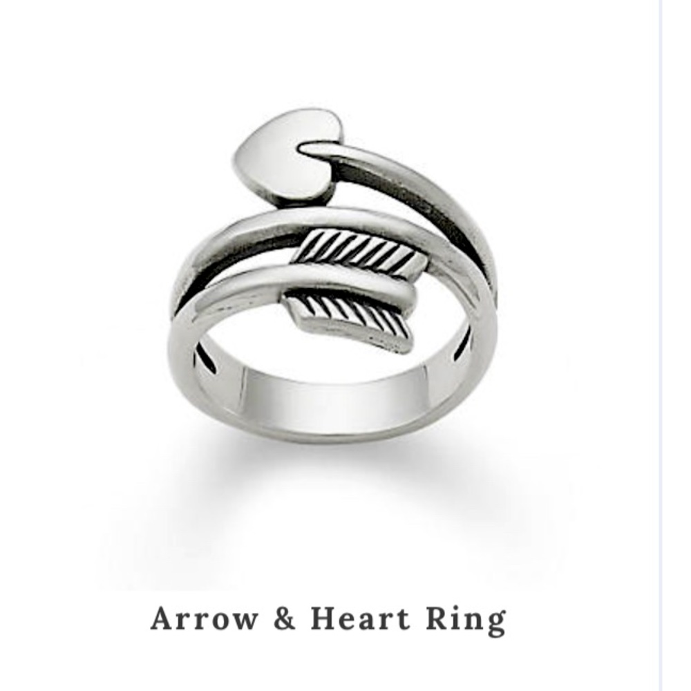 James Avery arrow heart ring